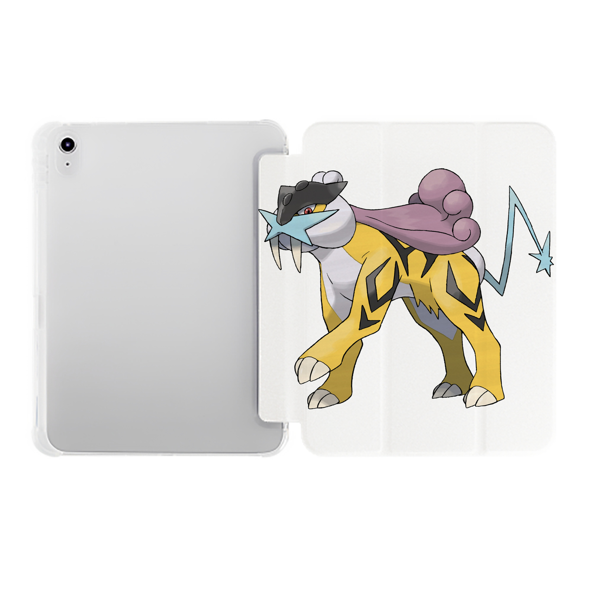 （画像用） ポケットモンスター Pokémon IPad ケース ペン収納付き 三つ折りスタンド PUレザー×シリコン 対応機種9.5/10.5/10.9インチ